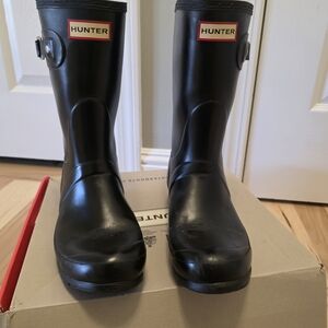 Hunter Black Rain Boots